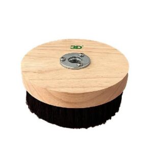 Cepillo Base De Madera ROSCA 5/8 para Limpieza de Alfombras M-40B 3D