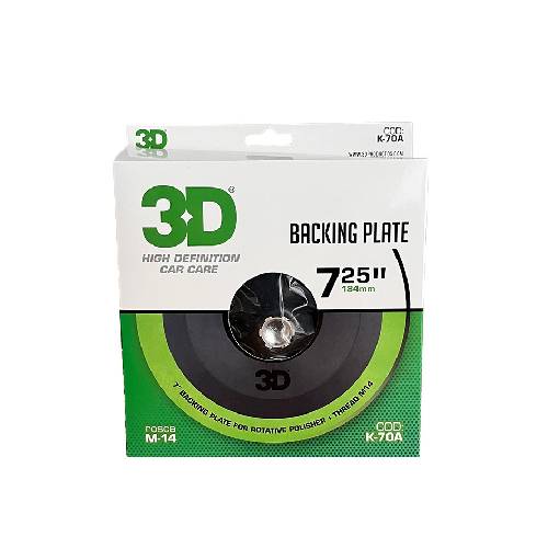 Backing Plate 7" Rosca M14 K-70A 3D