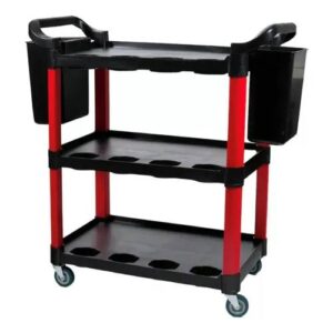 Carro Porta Herramientas Detailing 3 Estantantes Con Ruedas MLE