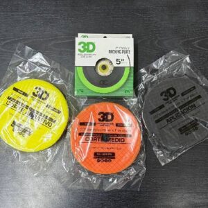 Kit 5.5" Pads Spider + Backing Plate 5/16 K-75 3D