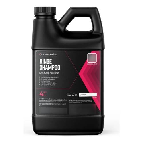 Shampoo RINSE  Ph Neutro 4L ACROCHEMICAL