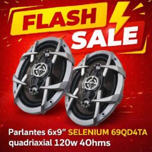 PARLANTE 6X9 SELENIUM 69QD4TA QUADRIAXIAL 120W 40HMS