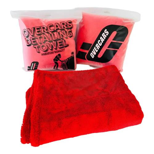Microfibra De Secado 60x90 1400gsm ROJA OVERCARS