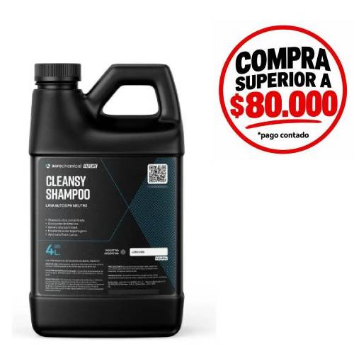 Shampoo CLEANSY  Ph Neutro Concentrado 4L ACROCHEMICAL