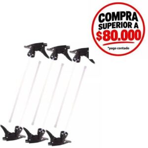 Pulverizador x6 Unidades Resistente a Químicos SC-22X6 3D