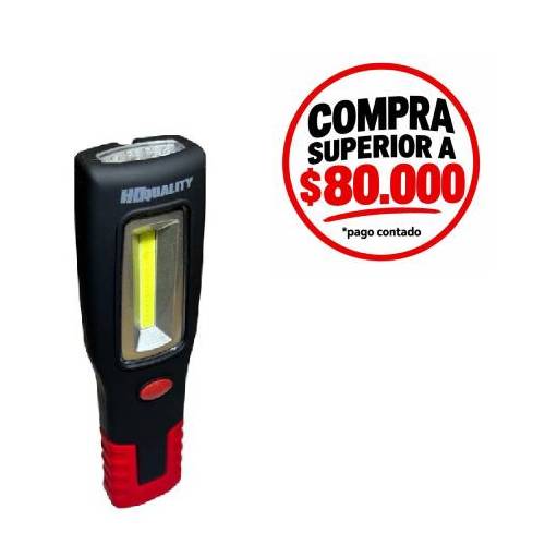 Linterna HDQ Led Profesional Recargable 600L Con Iman LL-1200 3D