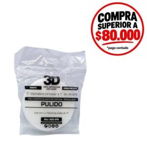 Pad Europeo 3" PULIDO KME-82-W 3D